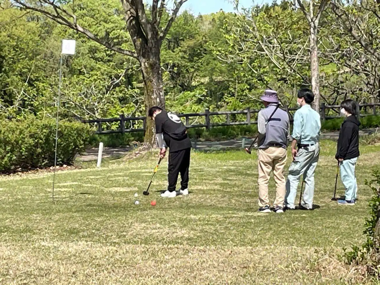 第2回パークゴルフの様子
