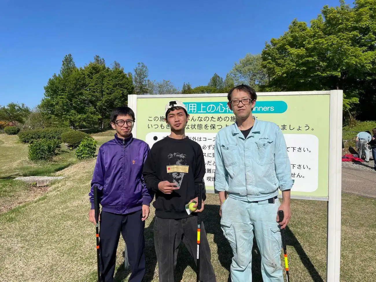 第2回パークゴルフの様子